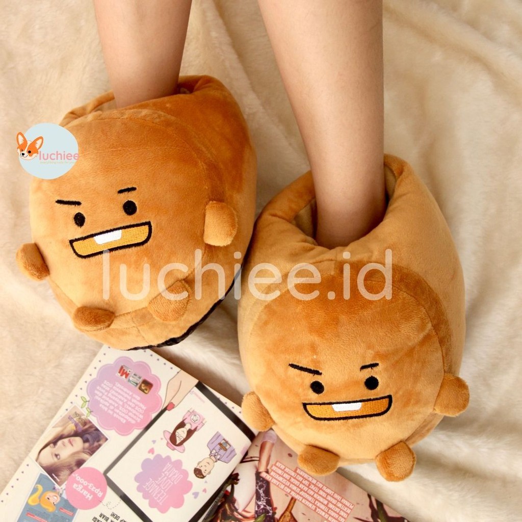 SANDAL KAMAR BT21 BTS BONEKA KOREA WANITA DEWASA ANAK SANDAL KAMAR BT21 BTS BONEKA KOREA WANITA DEWASA ANAK