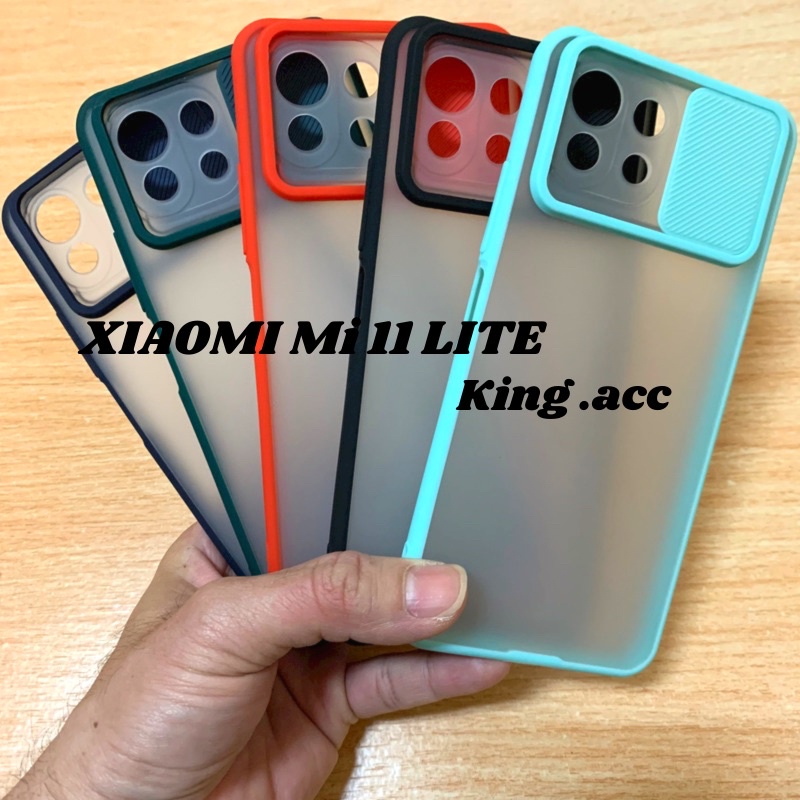 Soft Case Mi 11 Lite / Mi 11 / Redmi Note 10 / Redmi Note 10 Pro Case Dove Sliding Camera Protect