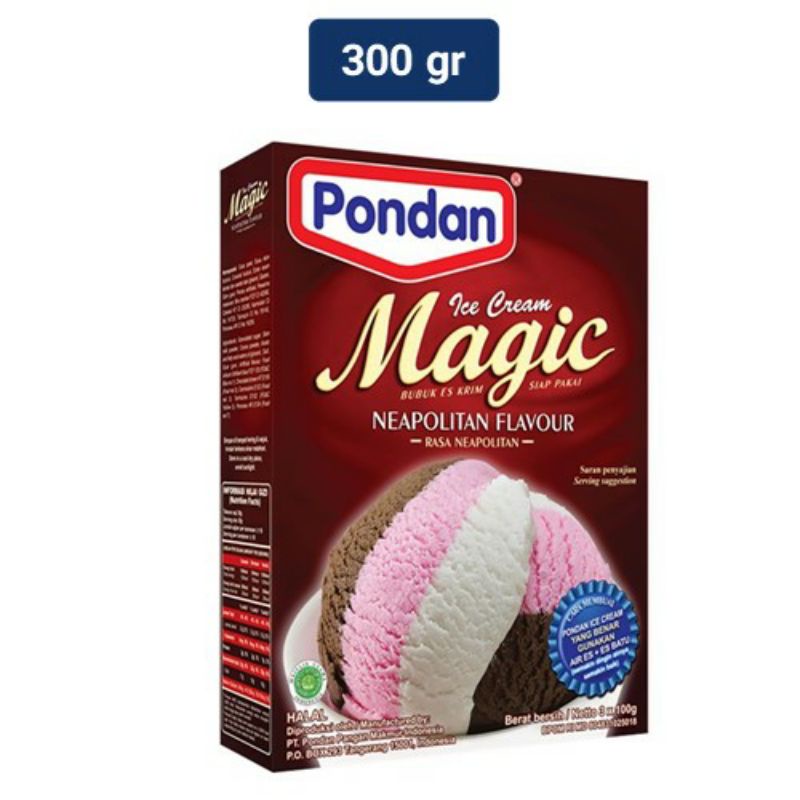 

Es Krim Pondan Neapolitan 300 gram