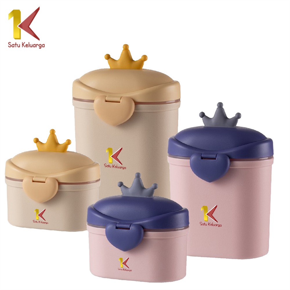 Satu Keluarga Toples Susu Bubuk C4 Tempat Kotak Wadah Penyimpanan Susu Bubuk Bayi Portabel Sealed