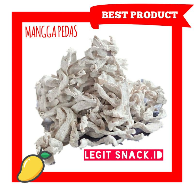 

Manisan Mangga Pedas Putih Kering 250 Gr / Asinan Kulit Mangga Putih Pedes Kering