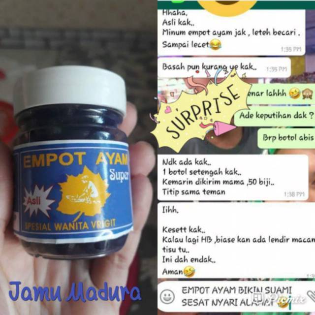 

Jamu empot ayam super Original Asli Madura