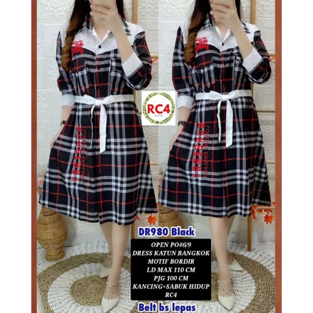 Dress katun Bangkok