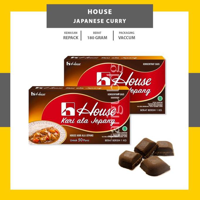 Favorit] Kari Jepang House 180Gr - Curry Instant Block - Kari Instan Halal