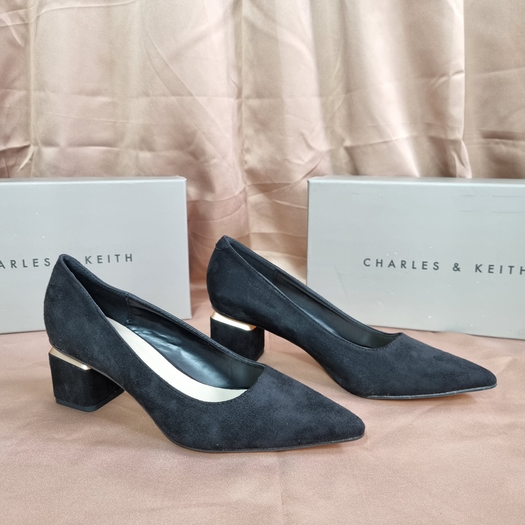 SEPATU WANITA HEELS POINTED TOE PUMPS