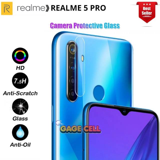 ANTI GORES KAMERA REALME 5 PRO PELINDUNG KAMERA-TEMPERED GLASS CAMERA REALME 5 PRO PREMIUM