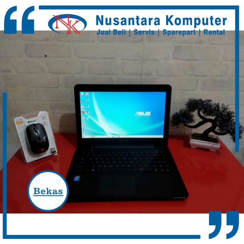 Jual Laptop ASUS A455L Dark Blue (core i3 gen 4) Ram 4gb Hdd 500gb