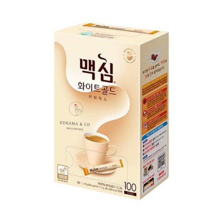 

Maxim White Gold Instant Coffee Mix Kopi Instan Korea isi 20 dan 100 Sticks