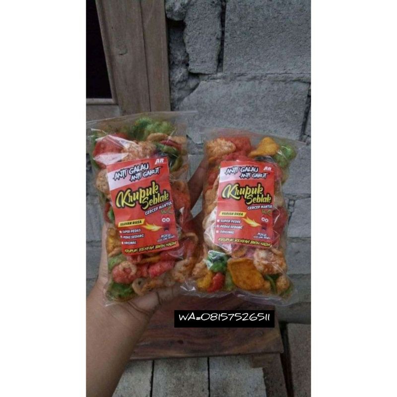 

Krupuk seblak GercepMantul