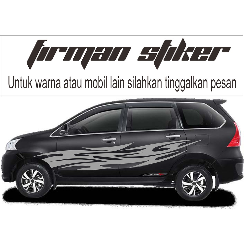 Stiker Mobil Avanza Xenia Hitam Shopee Indonesia