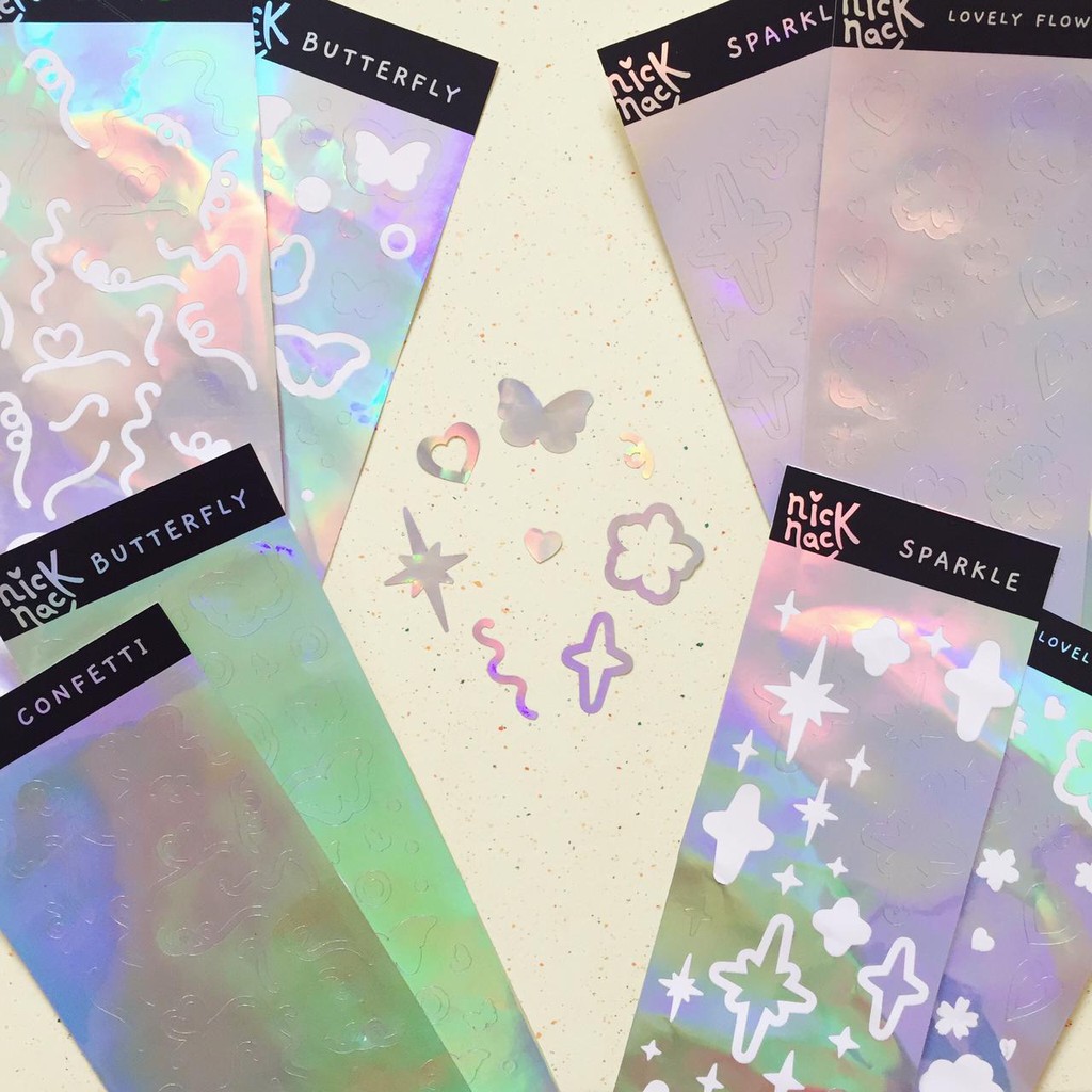 

Holo / Hologram Deco Sticker Vol.1 (Kiss Cut)