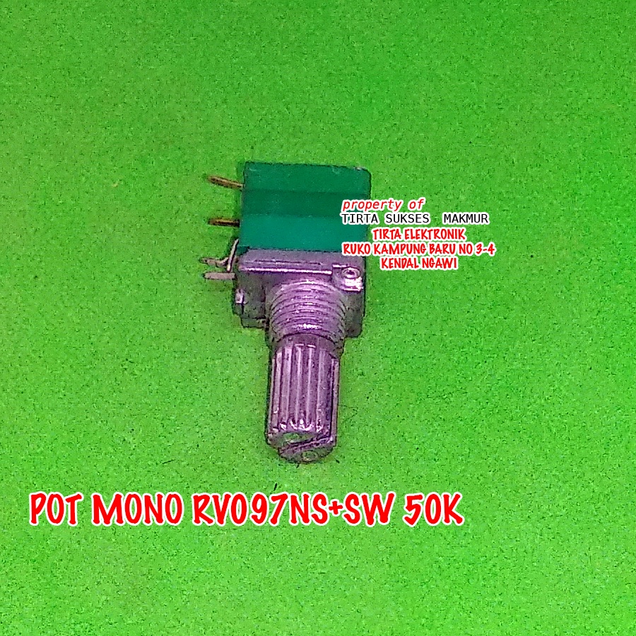 Potensio Potensiometer RV097NS Audio Amplifier  5 Pin B50K