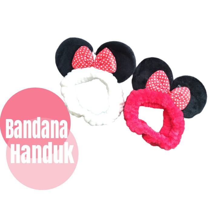 |AC|Bandana Motif Mickey Bahan Handuk