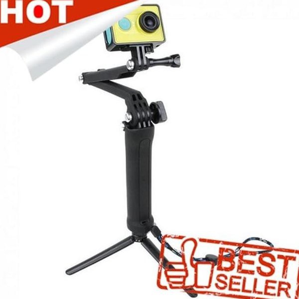 Termurah             BIG SALE Go Pro & Xiaomi Yi Tripod Lipat Untuk Go Pro Xiaomi Yi Xiaomi Yi 2