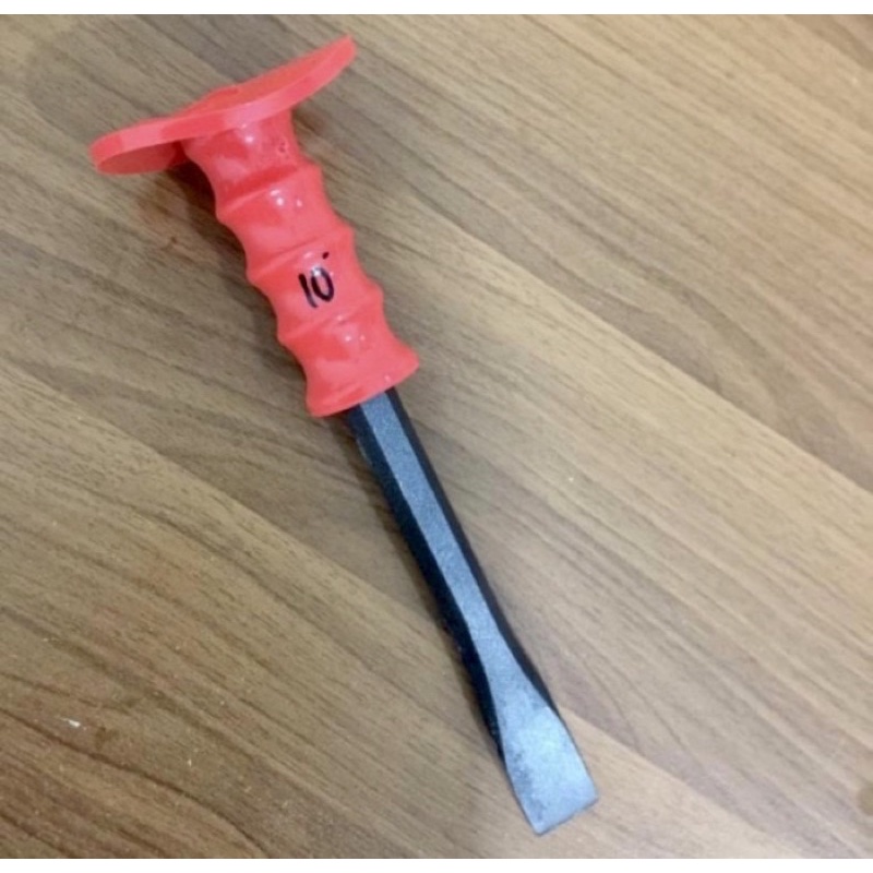 GALANTINO OREN 10” Pahat beton topi 10"inci Pahat besi topi 10" Pahat tembok dinding 10inci