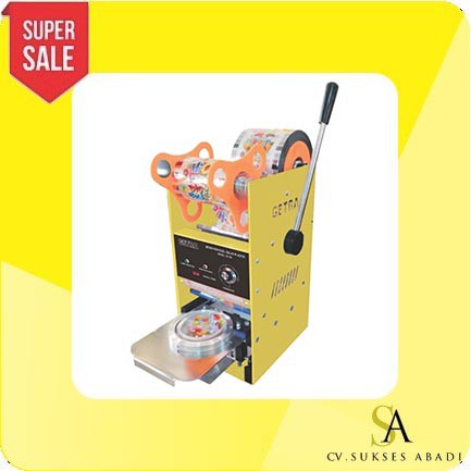 GETRA SC D8 Cup Sealer Manual SC-D8 Mesin Penyegel Gelas Termurah Surabaya