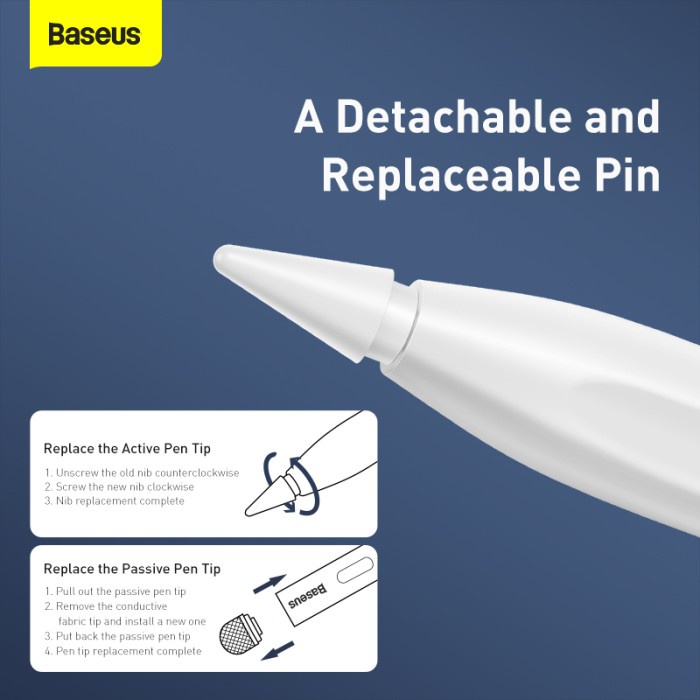 BASEUS Stylus Pen Smooth Writing Capacitive Stylus (Active) - ACSXB-B