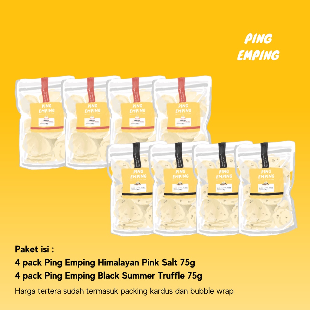 

Paket Box Ping Emping 3 Black Summer Truffle , 3 Original