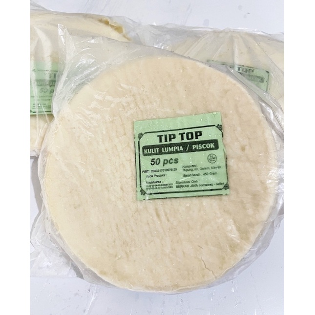 Jual Kulit Lumpia Tip Top isi 50pcs Shopee Indonesia