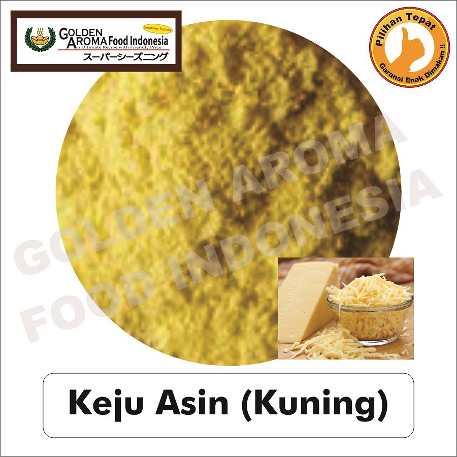 Jual Bumbu Tabur Serbaguna Murah Halal Rasa Keju Asin Kuning Gr