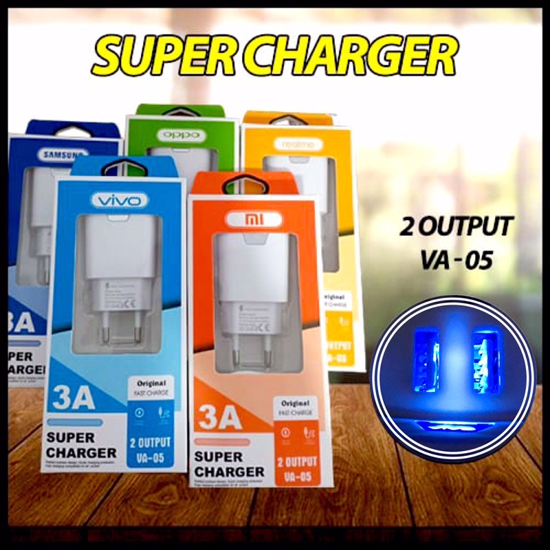 CHARGER3A /TC BRANDED VA-05 3A GROSIR TRAVEL CHARGER/CASAN