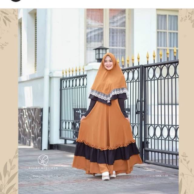 Dress yumna kiciks muslimah