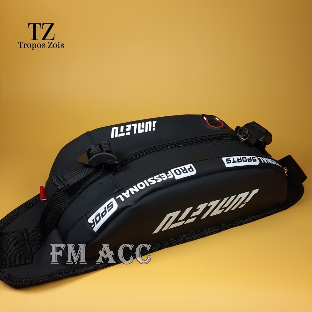 Waistbag Tas Selempang Waterproof Bahan Nilon Parasut Original Polo Prostar Tas Outdoor