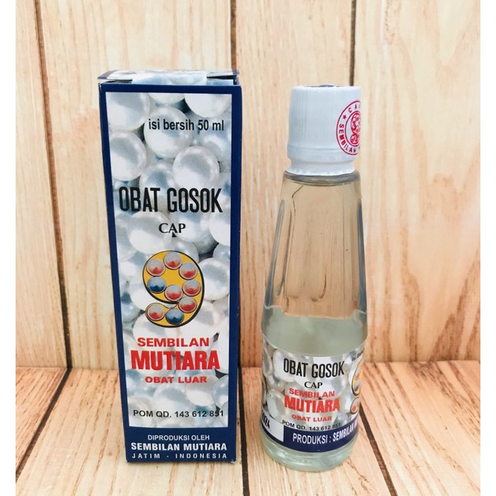 COD Sembilan Mutiara Minyak Gosok 50 CC, 100 CC - 9 Mutiara - 50 Ml