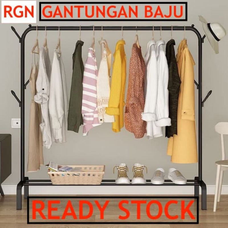 Stand Hanger Big/jumbo single/stand butik display