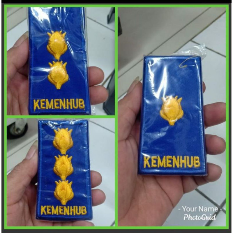 PANGKAT KEMENHUB BORDIRAN 3D 4A 4B/ PANGKAT PERHUBUNGAN GOLONGAN 4/ EVOLET KEMENHUB