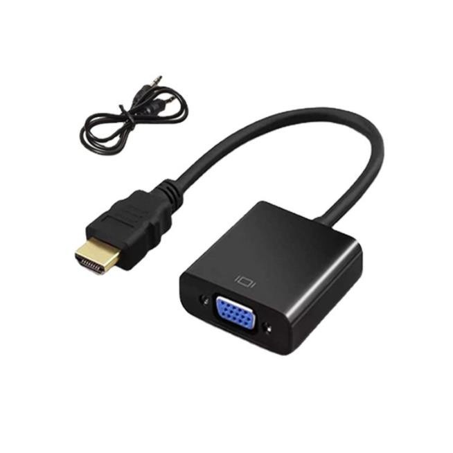 Converter Adapter HDMI Male to VGA Female High Quality With Audio