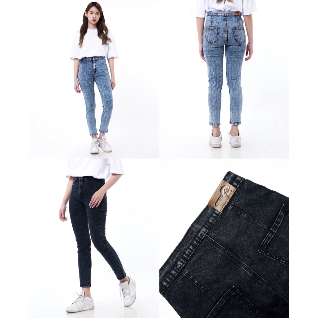 GFS SPECIAL HIGHWAIST JEANS HW CELANA WANITA