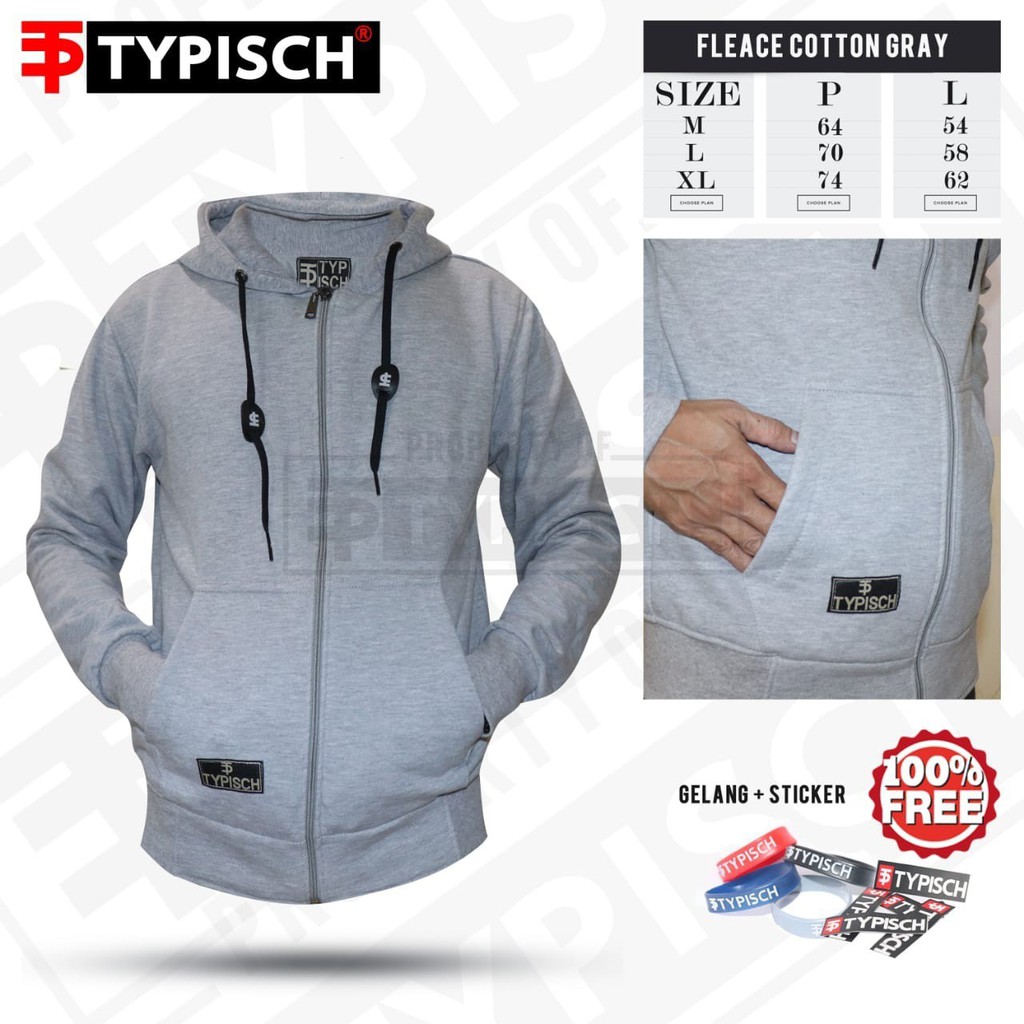 [COD] Jaket Pria Hoodie ~ Sweater Hoodie Original Typich Free Gelang