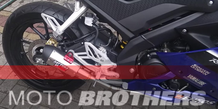 KNALPOT ALL NEW R15 VVA V3 DAYTONA GP TAPER SHORT