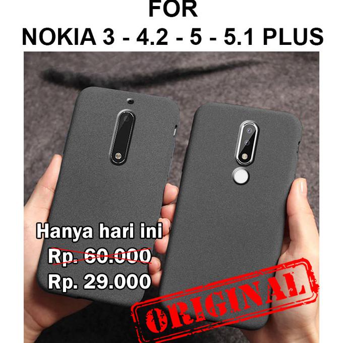 SAND SCRUB SOFT CASE NOKIA 3 - 4.2 - 5 - 5.1 PLUS CASING HP COVER TPU - NOKIA 3