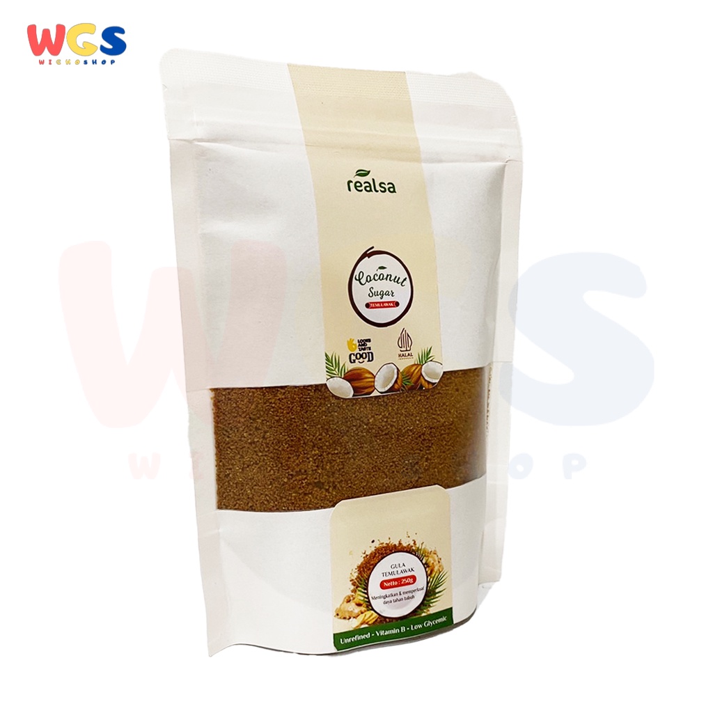 Realsa Organic Curcuma Coconut Sugar 250g - Gula Aren Temulawak