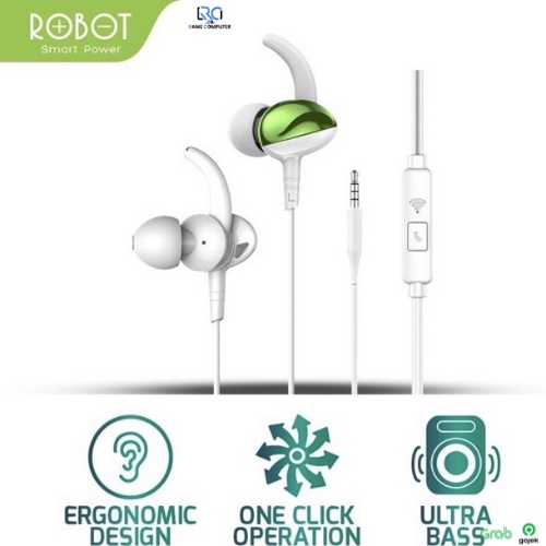 ROBOT WIRE STEREO EARPHONE RE801