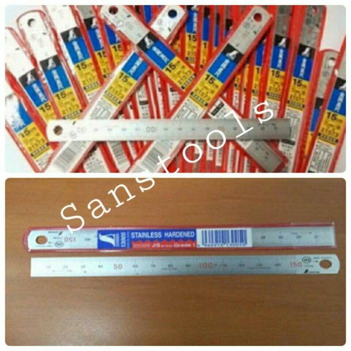 

Terbatas Penggaris Stainless Steel / Penggaris Shinwa 30Cm Japan Trendi
