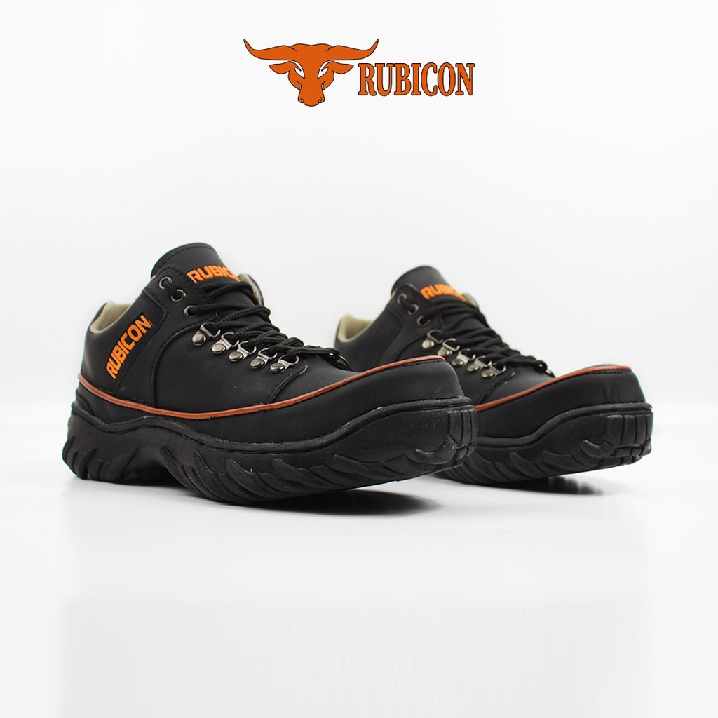 BIG PROMO | SEPATU SAFETY PRIA UJUNG BESI PRIA RUBICON SAFETY SHOES POWER GAGAH KERJA INDUSTRI TRACKING TOURING