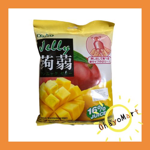 Cozzo Jelly Agar Rasa Mangga / Konnyaku Fruit Jelly Mango 160g