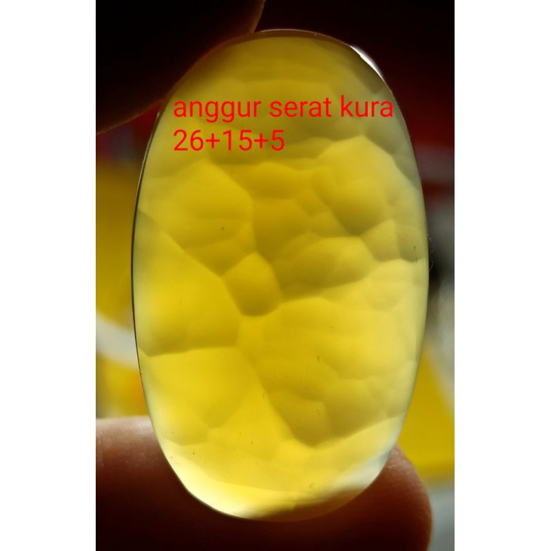 BATU AKIK ANGGUR SERAT KURA