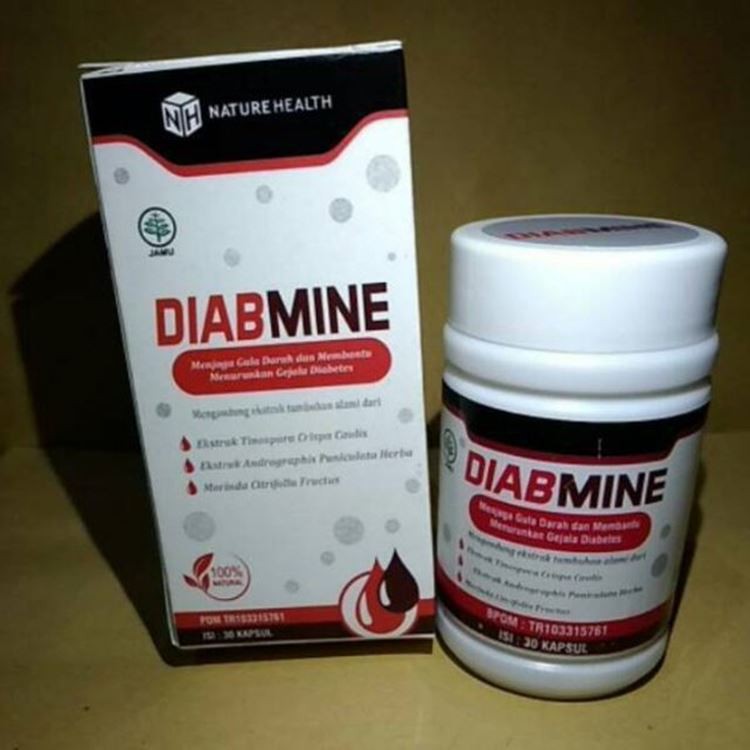 

New Obat Diabetes Kencing Manis Diabmine Asli Herbal Original Resmi BPOM