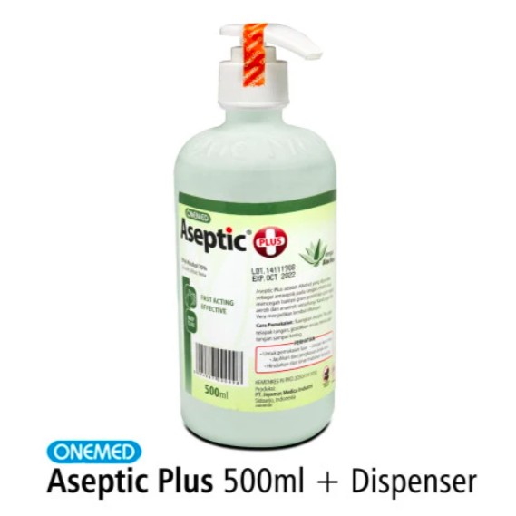 Aseptic Plus 500ml &amp; Dispenser Onemed