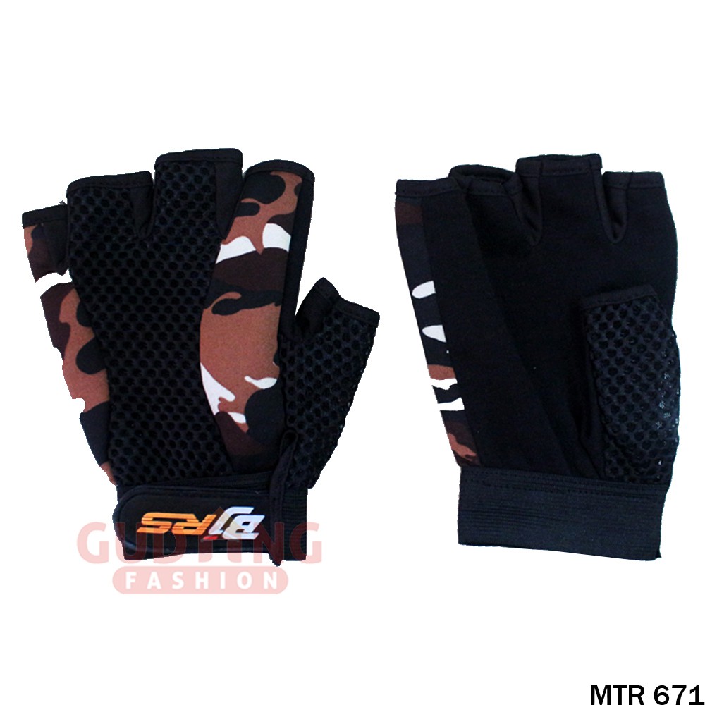 Sarung Tangan Motor Hal Finger Loreng - MTR 671