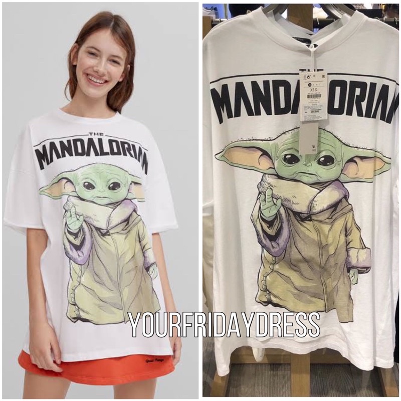 Camiseta baby yoda discount bershka