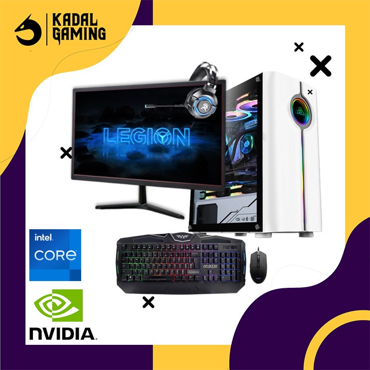 PC GAMING INTEL CORE I3 10105F VGA NVIDIA GTX 1050 TI 4GB KOMPUTER CPU