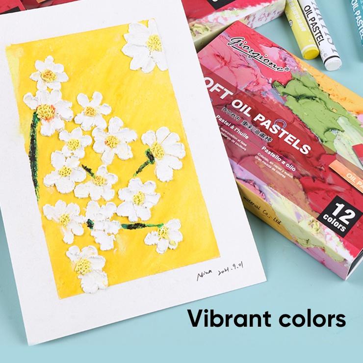 

Terbagus.. Giorgione Oil Pastel Crayons Memutar Ulang 12/24/36/48 Warna G-OP