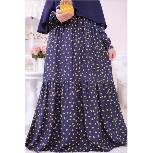 ditsy heart navy,ishley,maileen reject collect size S