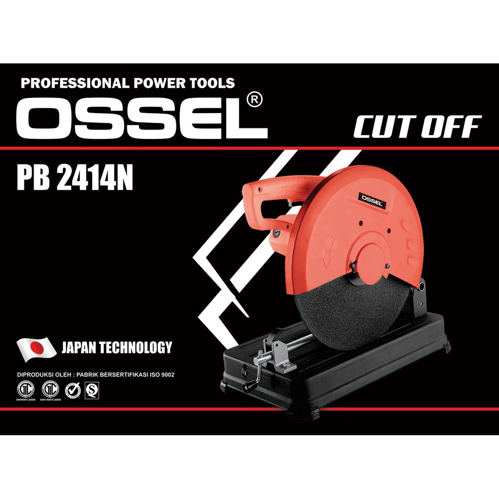 Cut Off 14&quot; Ossel / Mesin Potong Besi (PB 2414N)