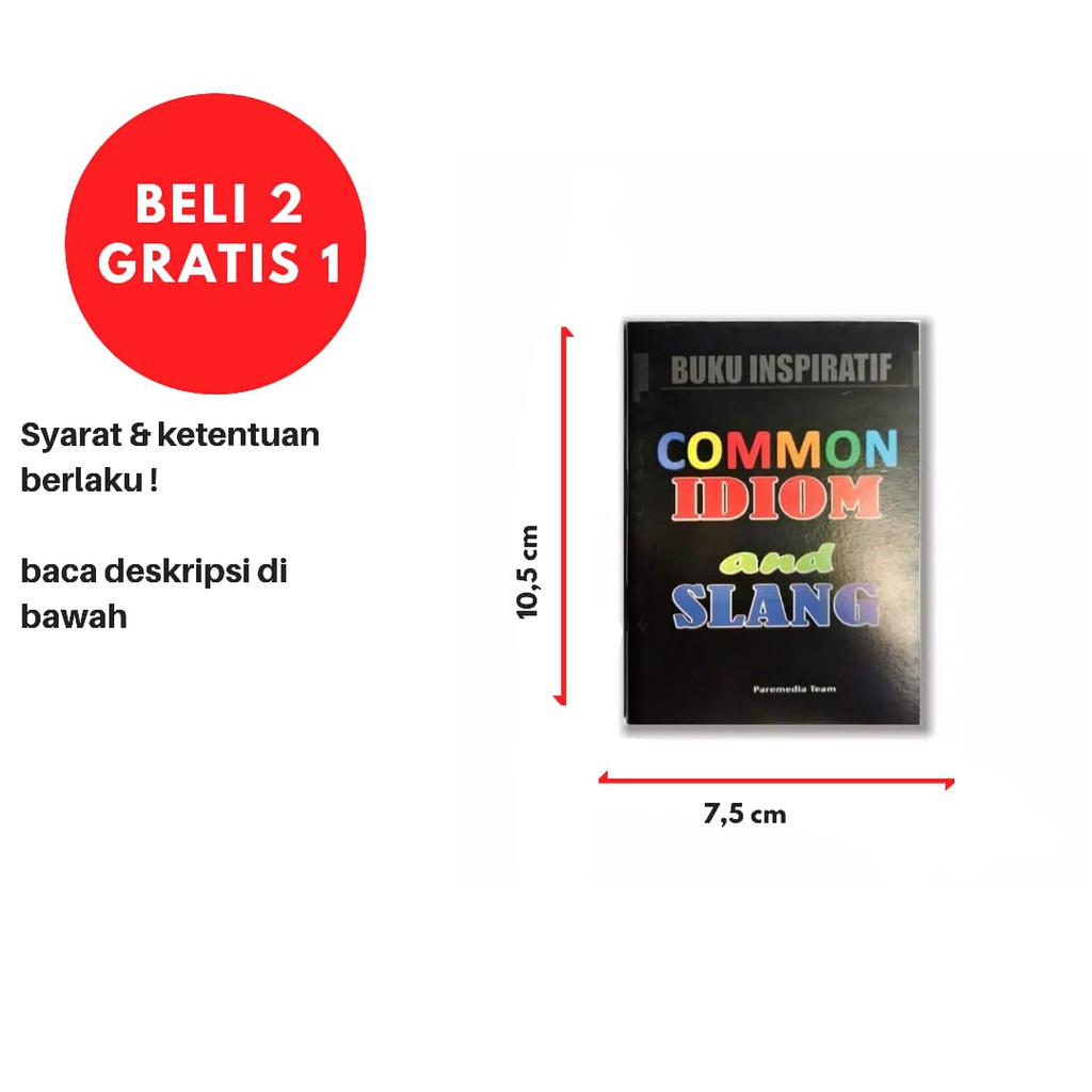 Buku Slang /  Buku Bahasa Inggris / Buku kampung inggris / buku belajar bahasa inggris